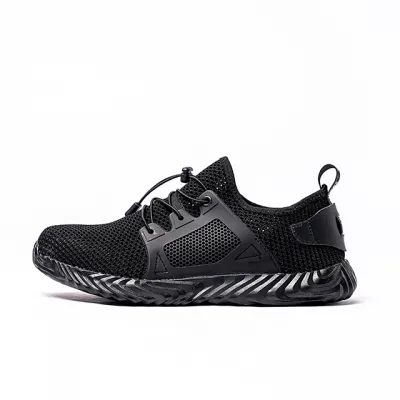 Air-Mesh Upper Safety Shoes with Rubber Outsole for Summer