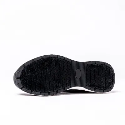 Fashion Style Microfiber Upper Fast Tie Work Shoes for Factory and Daily Life
