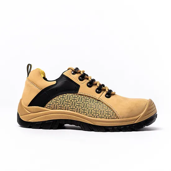 China Supplier Sport Model Cemented Safety Shoes in Yellow Color