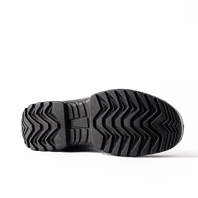 Grey Mid-cut Safety Shoes in Good Quality PPE Work Shoes