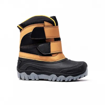 Wholesale Affordable Camouflage Color Winter Kids Plush Warm Cotton Shoes Hiking Snow Boots for Children Kids Boys