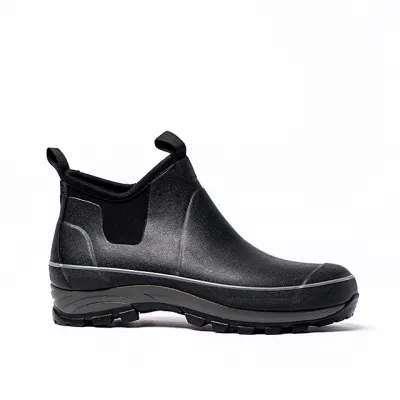 2022New Outdoor Rubber Waterproof Non-Slip Ankle Boots Pure Color PVC Women's Warm Rain Shoes Wholesale